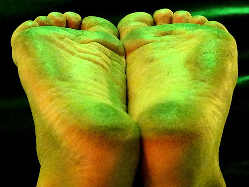 running barefoot