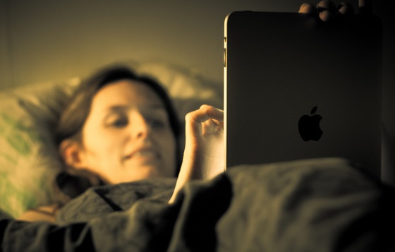 ipad in bed