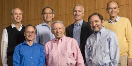 Say Cheese: A photo shoot with Stanford Medicine’s seven Nobel laureates