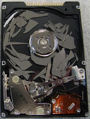 broken data drive