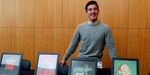 Stanford medical student juggles his studies, graphic art and numerous extracurriculars