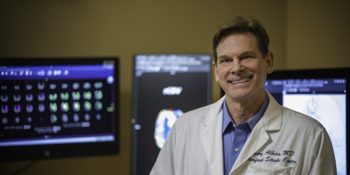 Stanford stroke expert Greg Albers