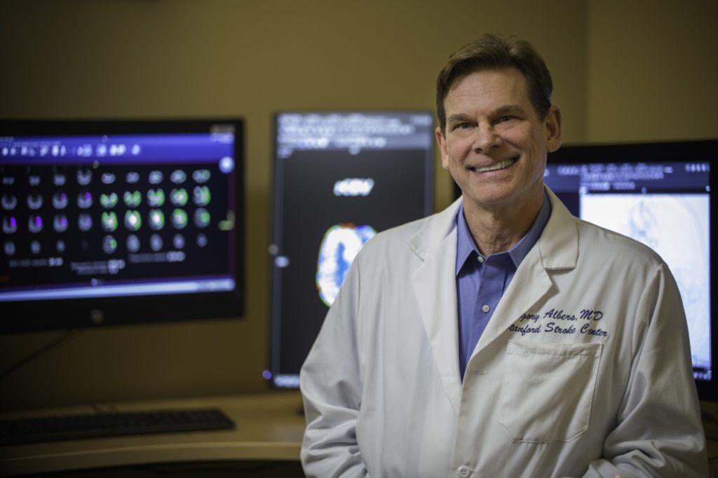 Stanford stroke expert Greg Albers
