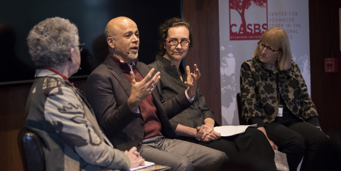 Abraham Verghese, MD, speaks at a panel discussion