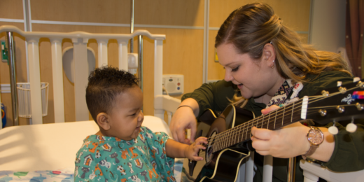 Music therapy lifts childrens’ spirits at Packard Children’s