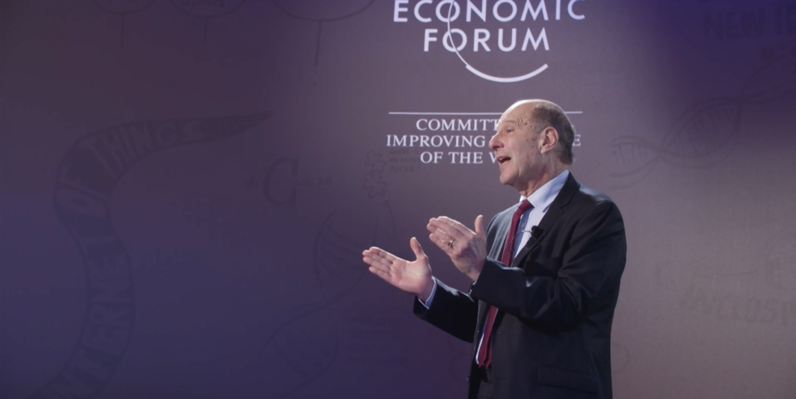 David Spiegel presents at Davos