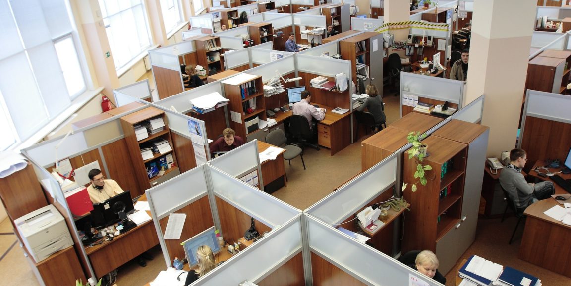 office with cubicles