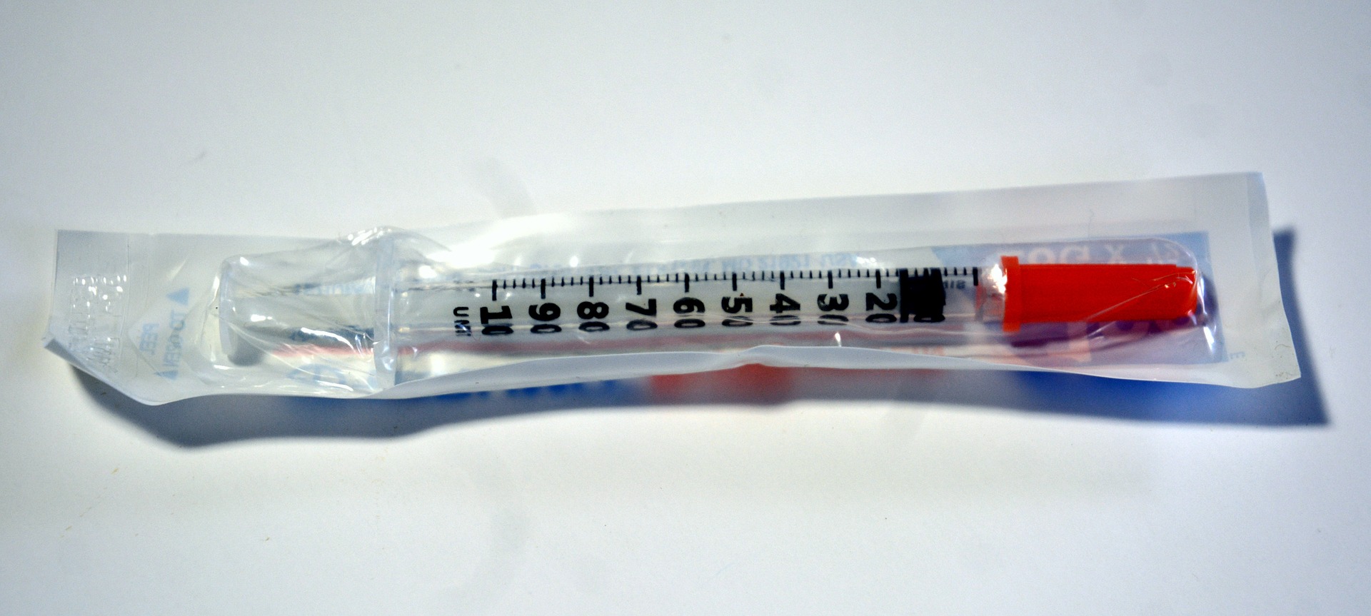 syringe with insulin