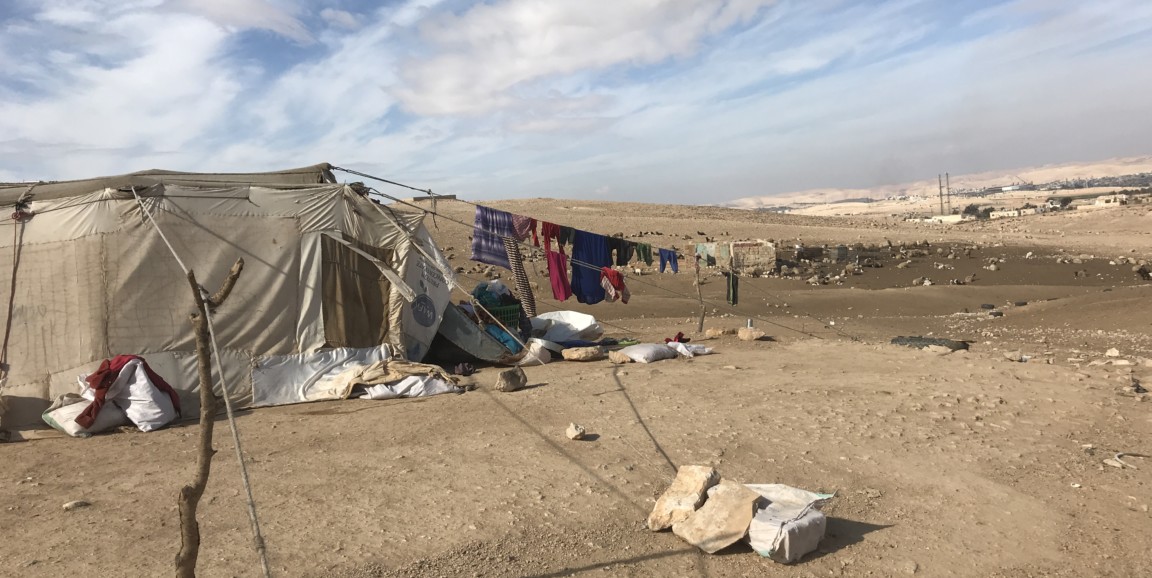 tent in Jordan
