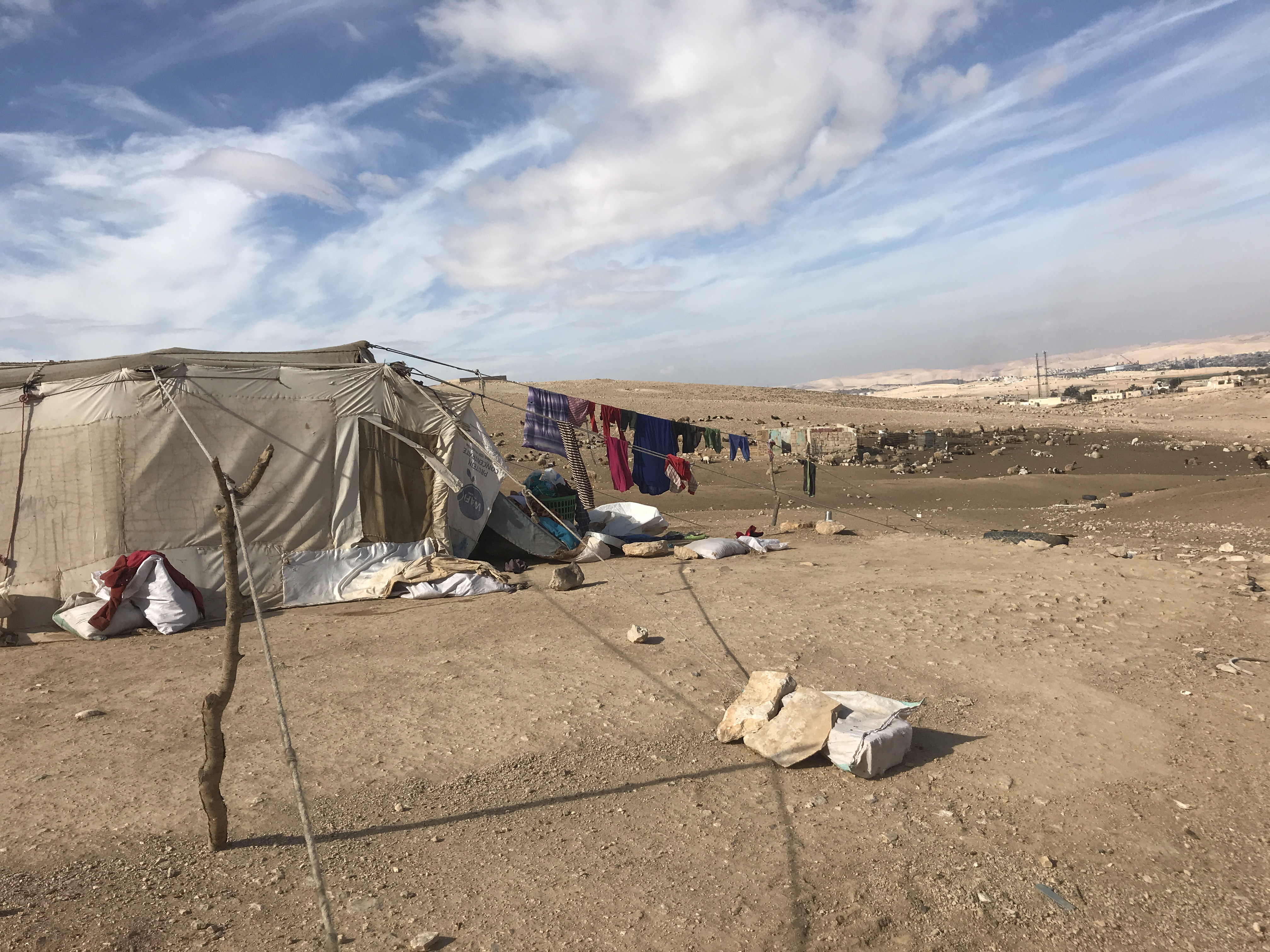 tent in Jordan