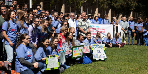 Doctors and students rally to support gun violence research, education