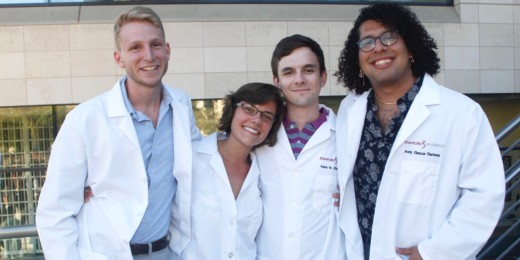 For new PhD students in biosciences, lab coat ceremony marks the beginning of discovery