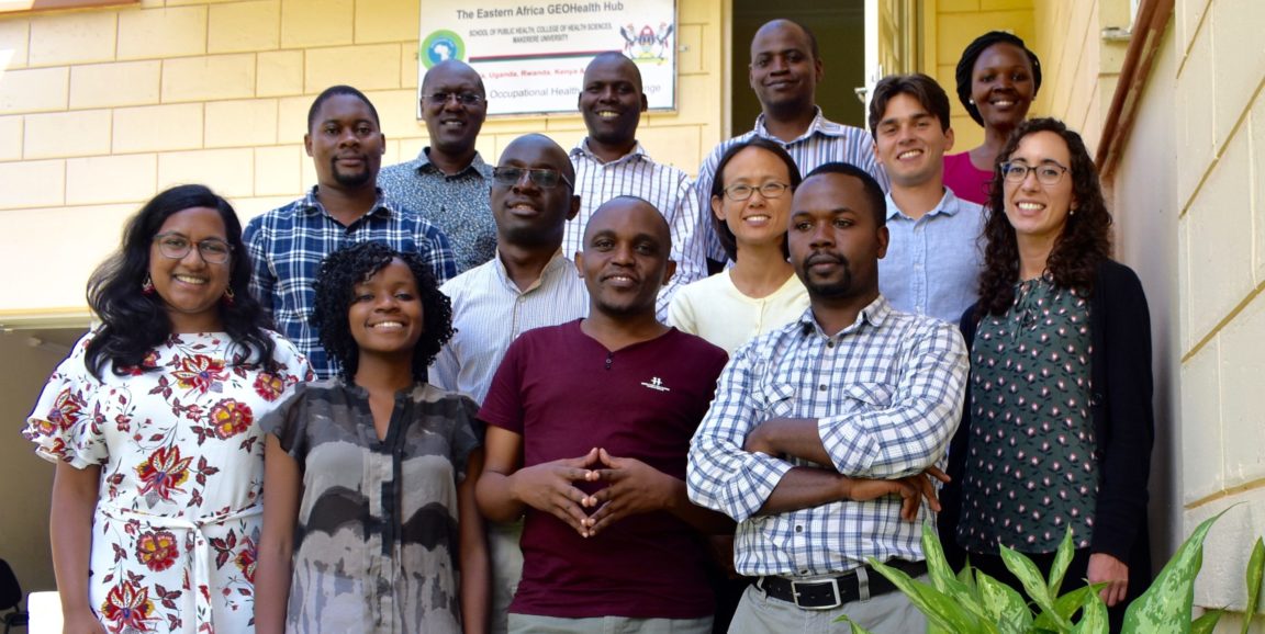 Research team for WASH project in Uganda