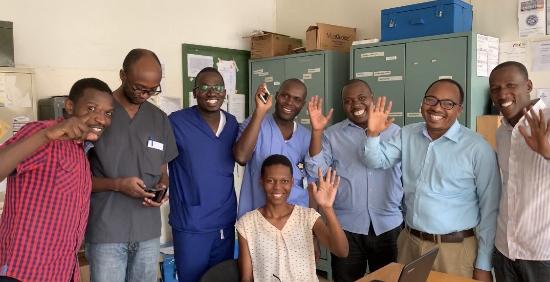 Members of the 3rd YEAR Emergency Department residency class at University Teaching Hospital of Kigali/CHUK in Rwanda