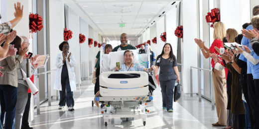 Patients, ribbons and excitement on the new Stanford Hospital’s first day