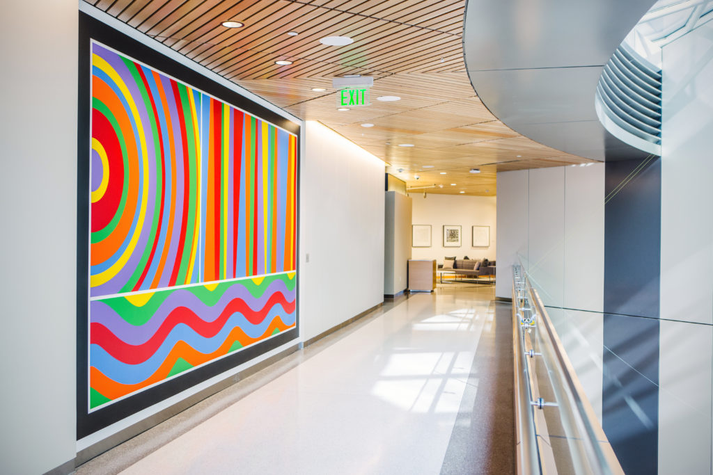 Painting in the new Stanford Hospital