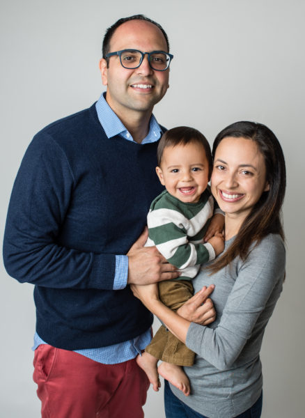 Moises Gallegos and family