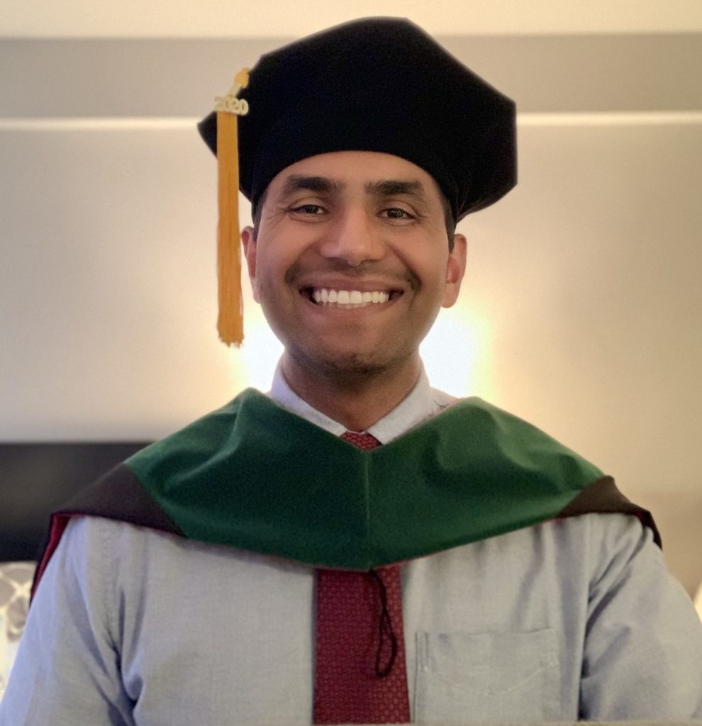 Karthik Nathan, 2020 graduate of Stanford School of Medicine