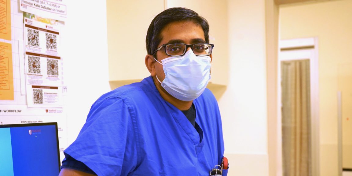 Stanford emergency medicine physician Peter D'Souza