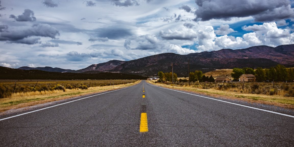 rural road in Utah