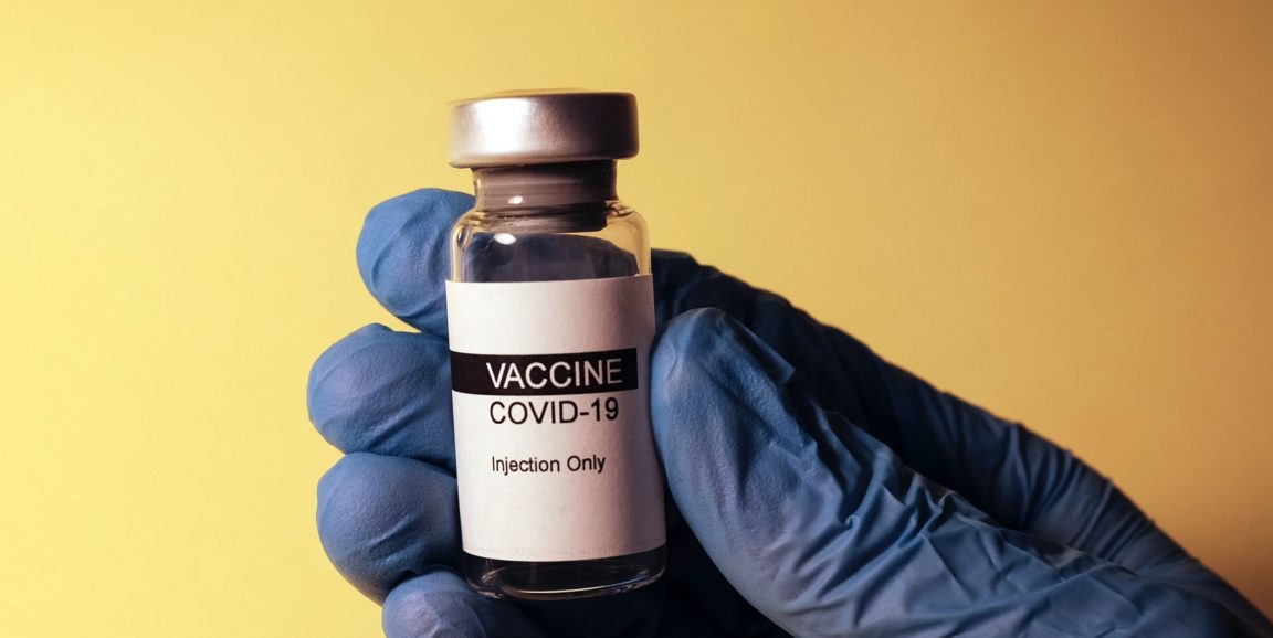 vial of COVID-10 vaccine